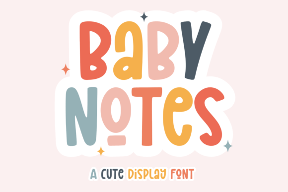 Baby Notes: A Whimsical Font for Branding Joy