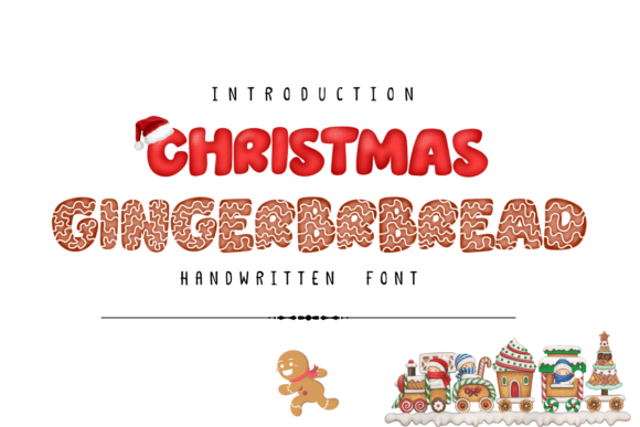 Christmas Gingerbread: A Festive Display Font for Branding