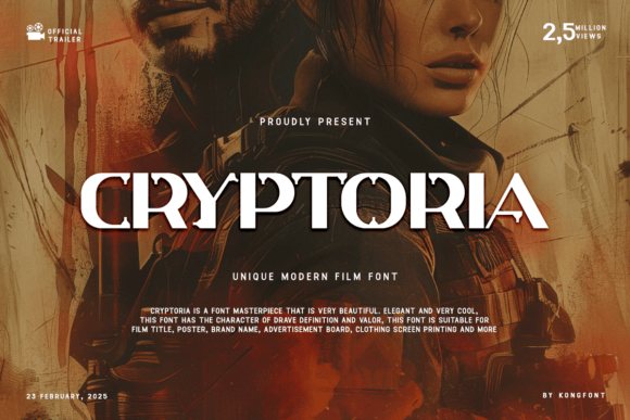 Cryptoria: A Font That Adds Mystery to Branding