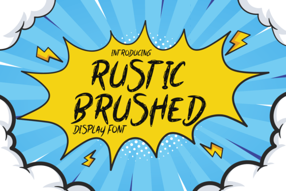Font Choice That Speaks Volumes: Rustic Brushed in Action