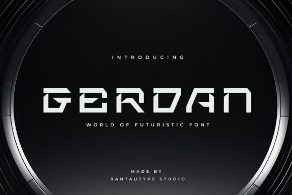 Gerdan: A Modern Typeface for Digital Branding