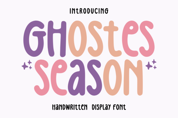 Ghostes Season: A Festive Display Font for Editorial Design