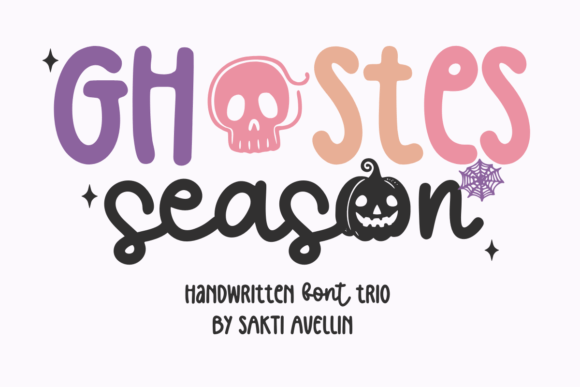 Ghostes Season Trio: A Font for the Spooky and Stylish