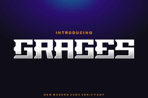 Grages: A Modern Display Font for Digital Design