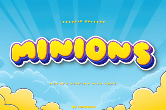 Minions Display Font: A Playful Addition to Your Design Toolkit