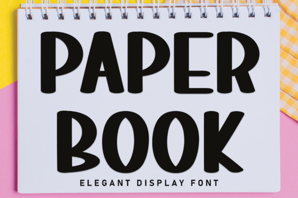 Paper Book: A Timeless Display Font for Digital Design