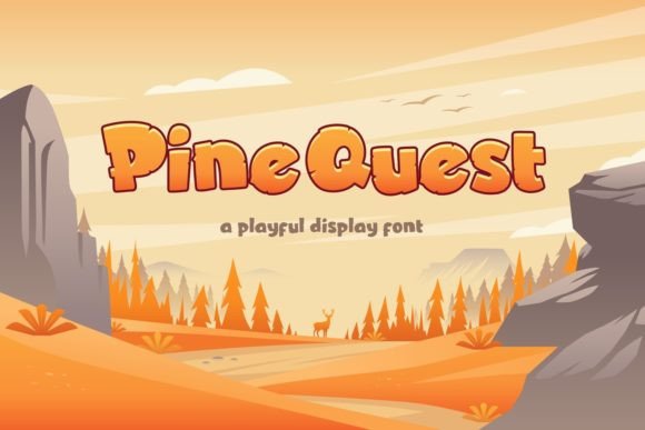 Pine Quest Font for Creative Crafters