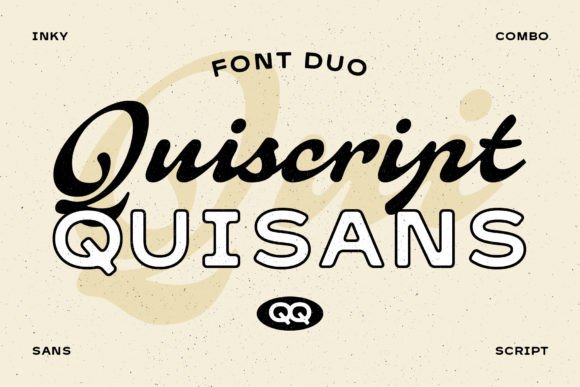 Quiscript Quisans: A Font Duo That Elevates Digital Design