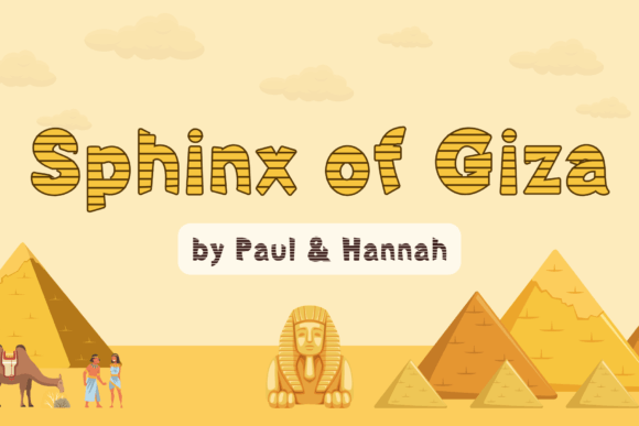Sphinx of Giza: A Timeless Display Font for Crafters and Designers