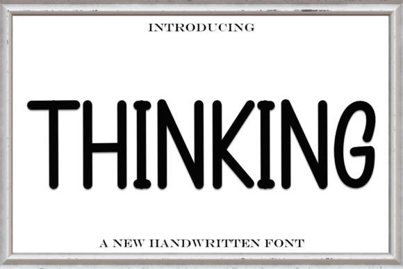 Thinking: A Festive Font for Digital Branding
