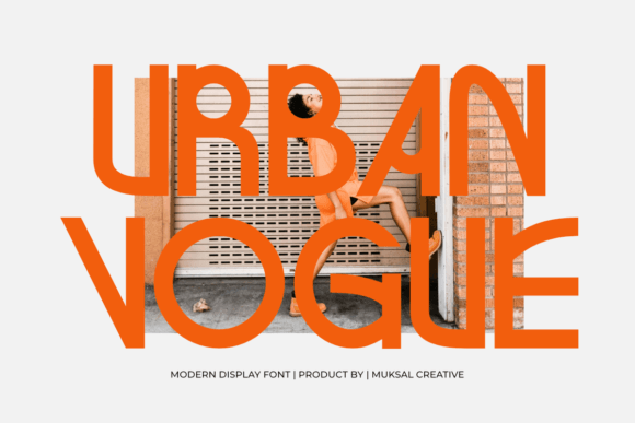 Urban Vogue: A Modern Font for Digital Design