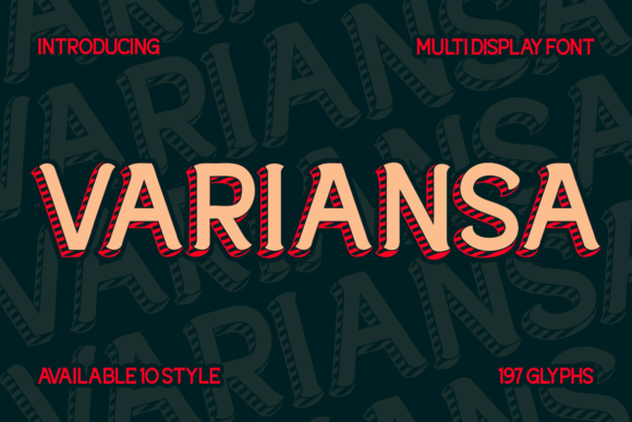 Variansa: The Font That Elevates Your Craft